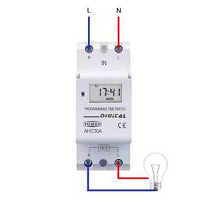 Тижневий таймер на din-рейку (реле часу)